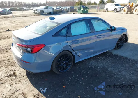 2024 Honda Civic Sport из США, поврежденный, VIN 2HGFE2F57RH580609